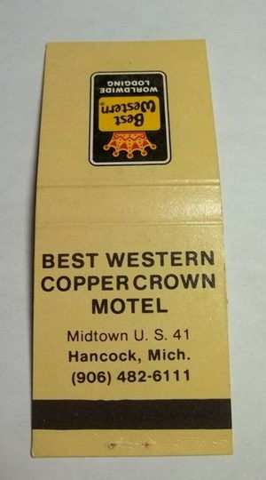 Copper Crown Motel - Matchbook (newer photo)